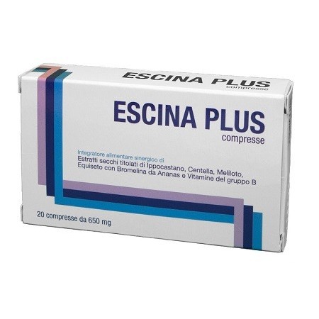 Escina Plus Integratore Antinfiammatorio 20 Compresse