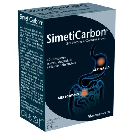 Simeticarbon Integratore 40 Compresse