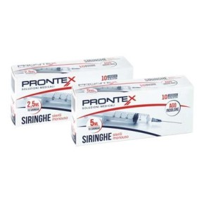 Safety Prontex Siringa da 5 ml Con Ago Indolore 10 Pezzi