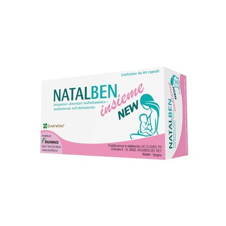 Natalben Insieme New Integratore 60 Capsule
