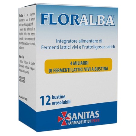 Floralba Integratore Fermenti Lattici 12 Bustine