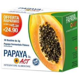 Papaya Act Integratore Metabolismo Energetico 30 Bustine