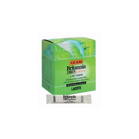 Guam Britannia Dren Plus Tè Verde Integratore Drenante 30 Bustine