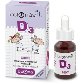 Buonavit D3 Integratore Di Vitamina D Per Ossa  Bambini Gocce 12 ml