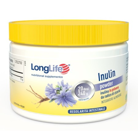 LongLife Inulina Polvere Integratore Benessere Intestinale 240 g