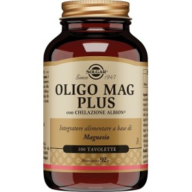 Solgar Oligo Mag Plus Integratore di Magnesio 100 Tavolette