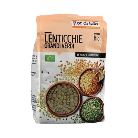 Fior Di Loto Lenticchie Verdi Biologiche 400 g