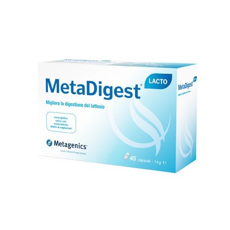 MetaDigest Lacto Integratore Digestione Lattosio 45 Capsule