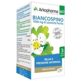 Arkocapsule Biancospino Bio Integratore Relax E Pressione Arteriosa 130 Capsule